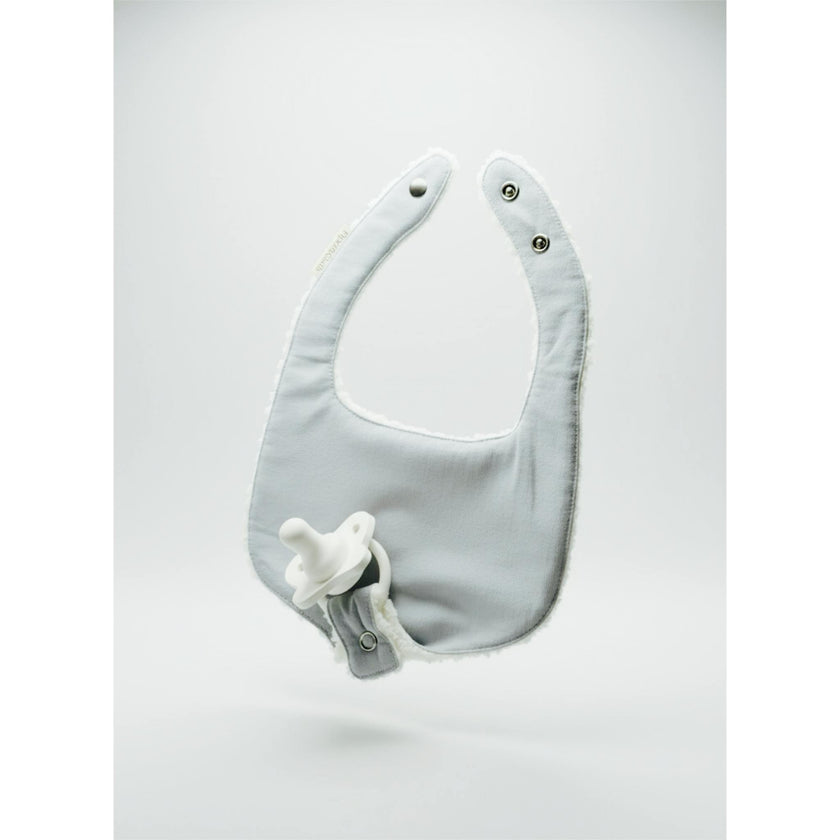 Pacifier Bib-Morning Fog