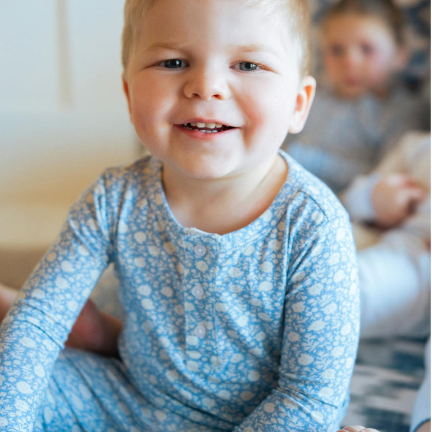 unisex alpine fiore pima pajamas set