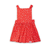 Pinafore Dress in Holiday Snow