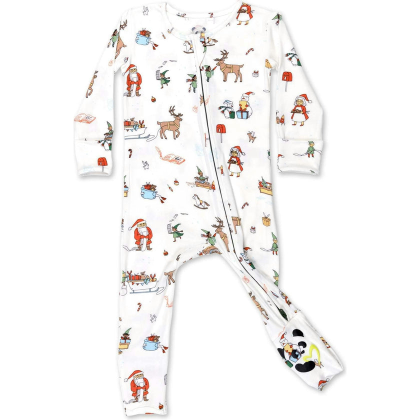 Santa's Workshop Bamboo Convertible Footie