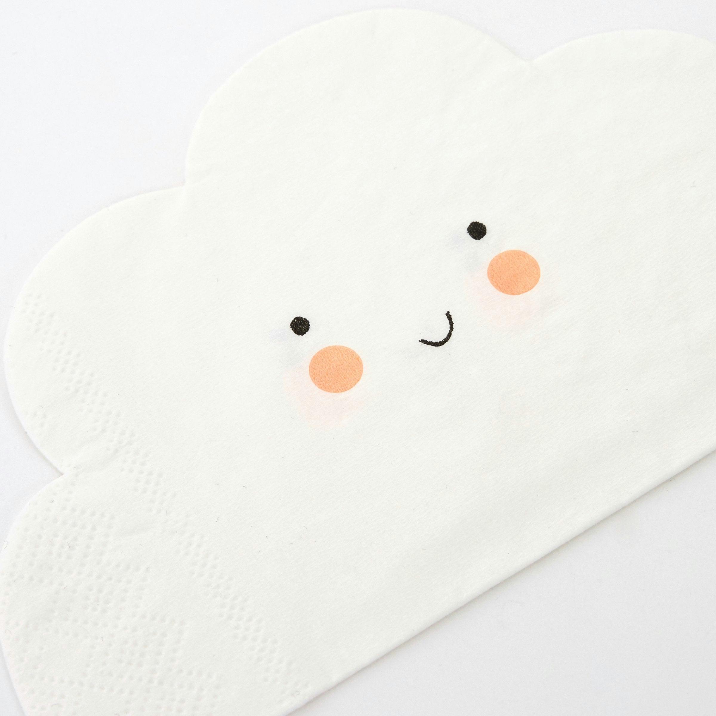 Happy Cloud Napkins