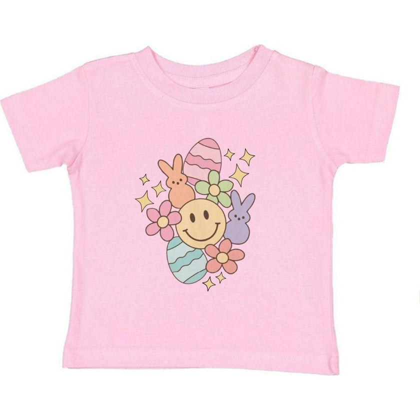 Easter Doodle Short Sleeve T-Shirt - Pink