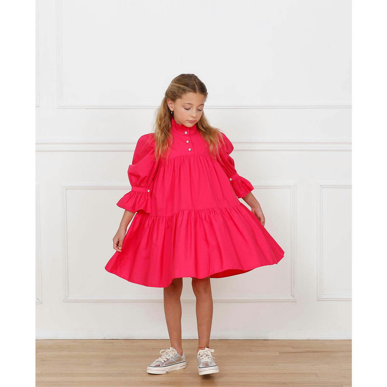 Eloise dress (hot pink)