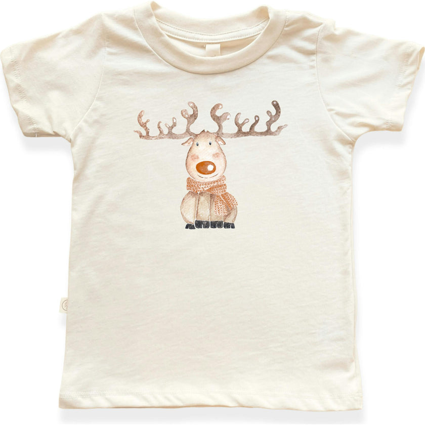 Reindeer Organic Kids T-Shirt