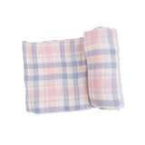 Dusty Plaid - Swaddle Blanket