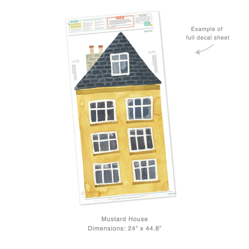 Mustard House • Peel-and-Stick Wall Decals