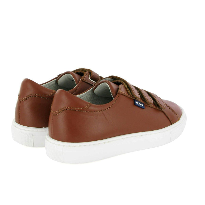 3 Straps Sneakers - cuoio smooth