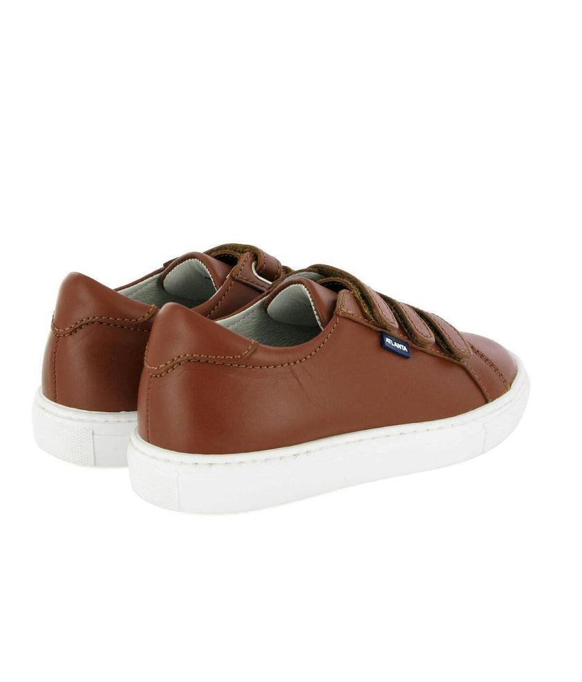 3 Straps Sneakers - cuoio smooth