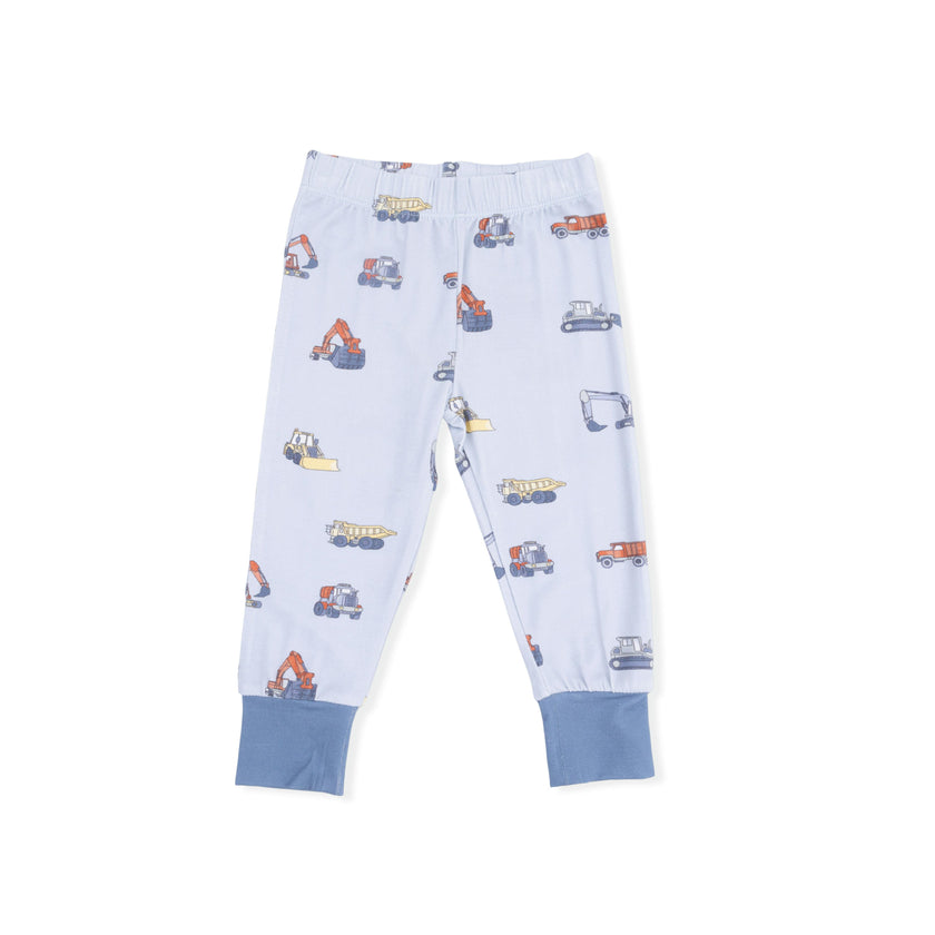 Construction Vehicles - Short Sleeve Loungewear Set