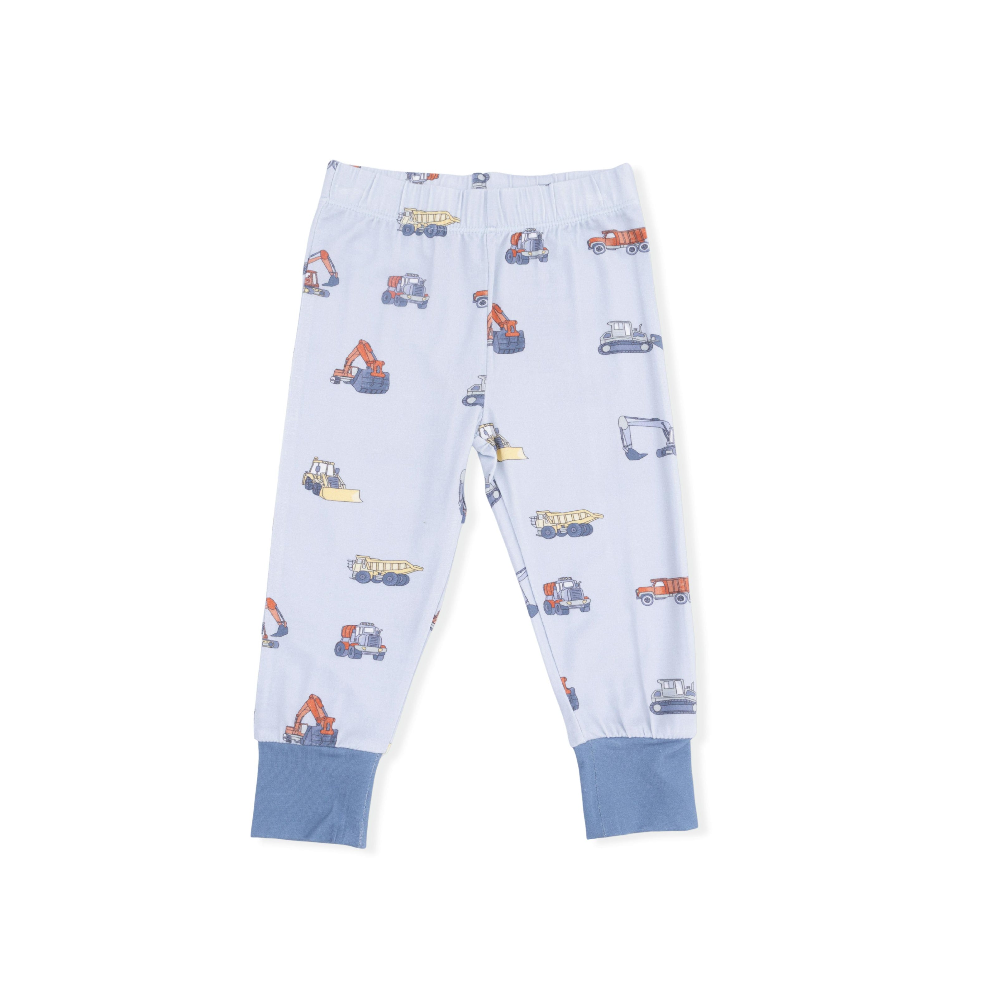 Construction Vehicles - Short Sleeve Loungewear Set