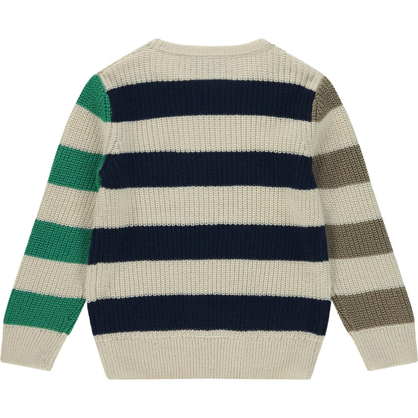Multi-Stripe Knit Sweater