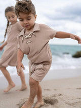 Beach Terry Pullover Top & Short Set