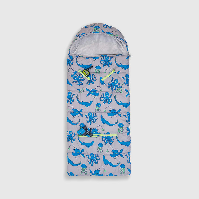 Sleep-N-Pack™ – Little Kid Size | Pals in Print: Sea Critters