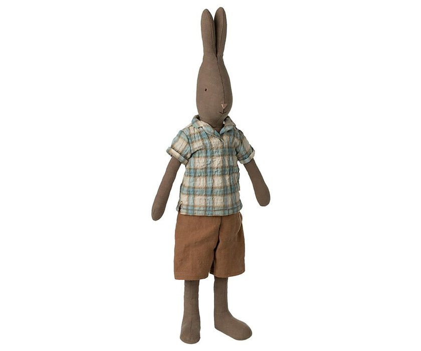 Rabbit size 3, Brown - Shirt and shorts