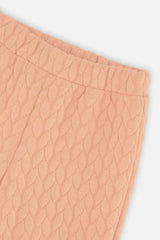 Wide Leg Jacquard Pants Pink
