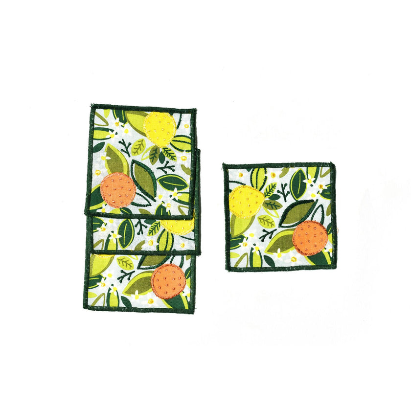 Citrus Print Cocktail Napkins