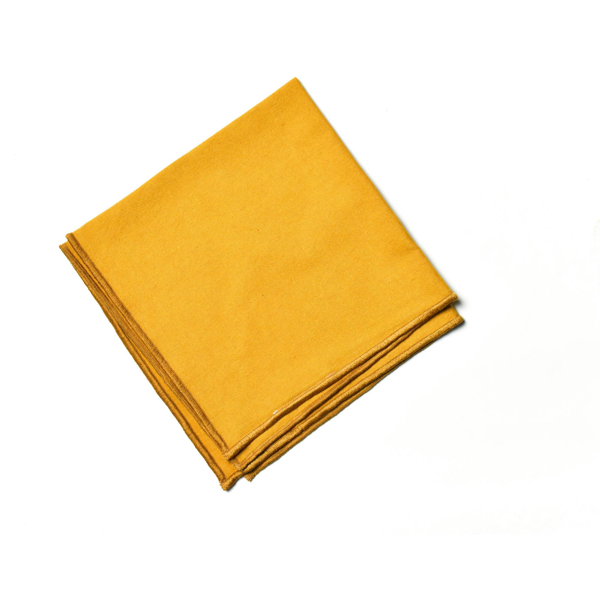 Color Block Brass Napkin