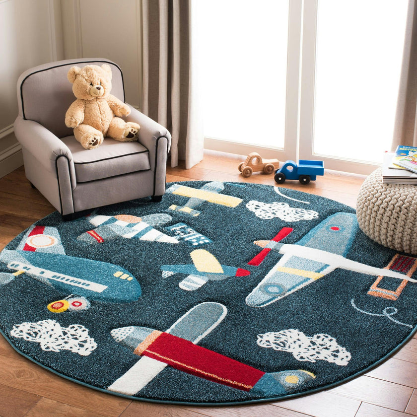 Carousel Kids Charlie Rug, Navy