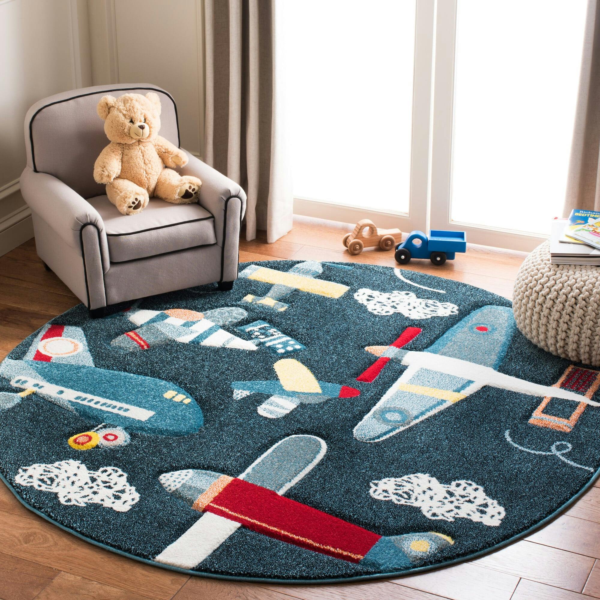 Carousel Kids Charlie Rug, Navy