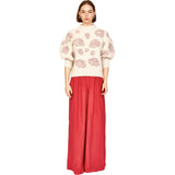 Cusco Waterlily Pullover in Ivory/Fawn