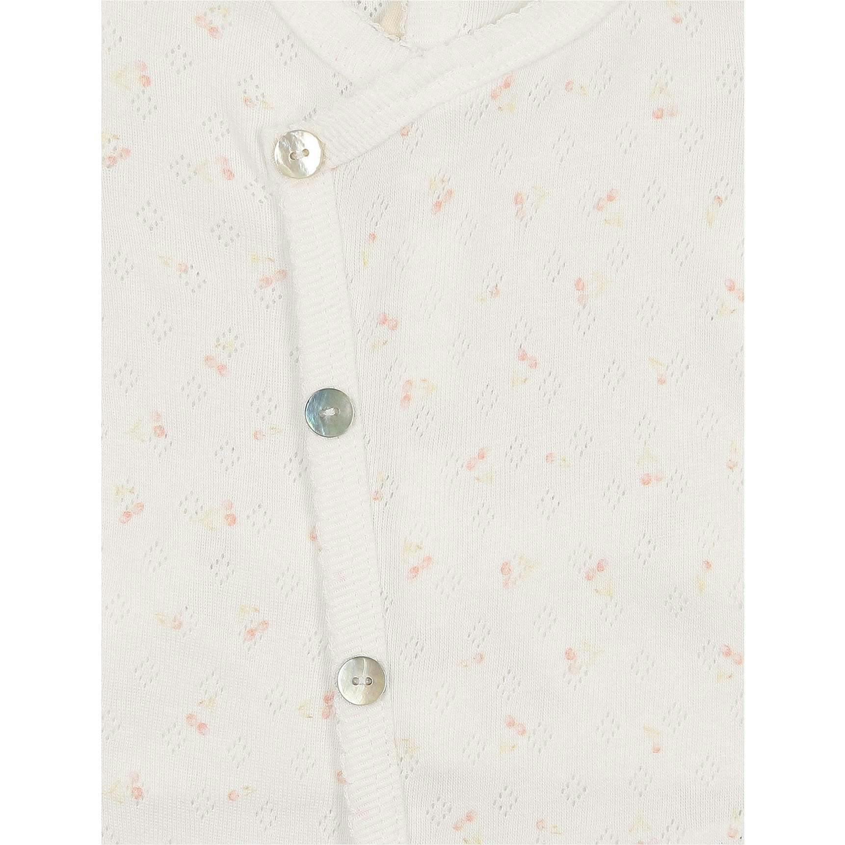 Spray of Cherries Layette Set Ivory