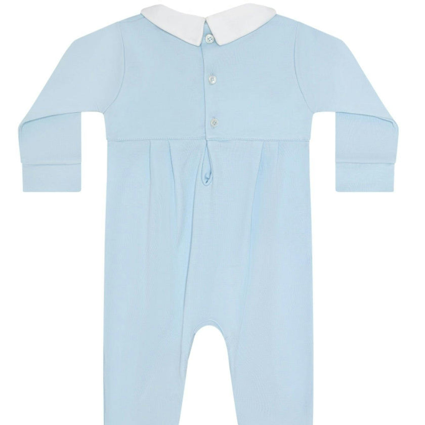 Mini Voyages Embroidery Footie