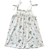 Smocked Summer Dress Lemonade
