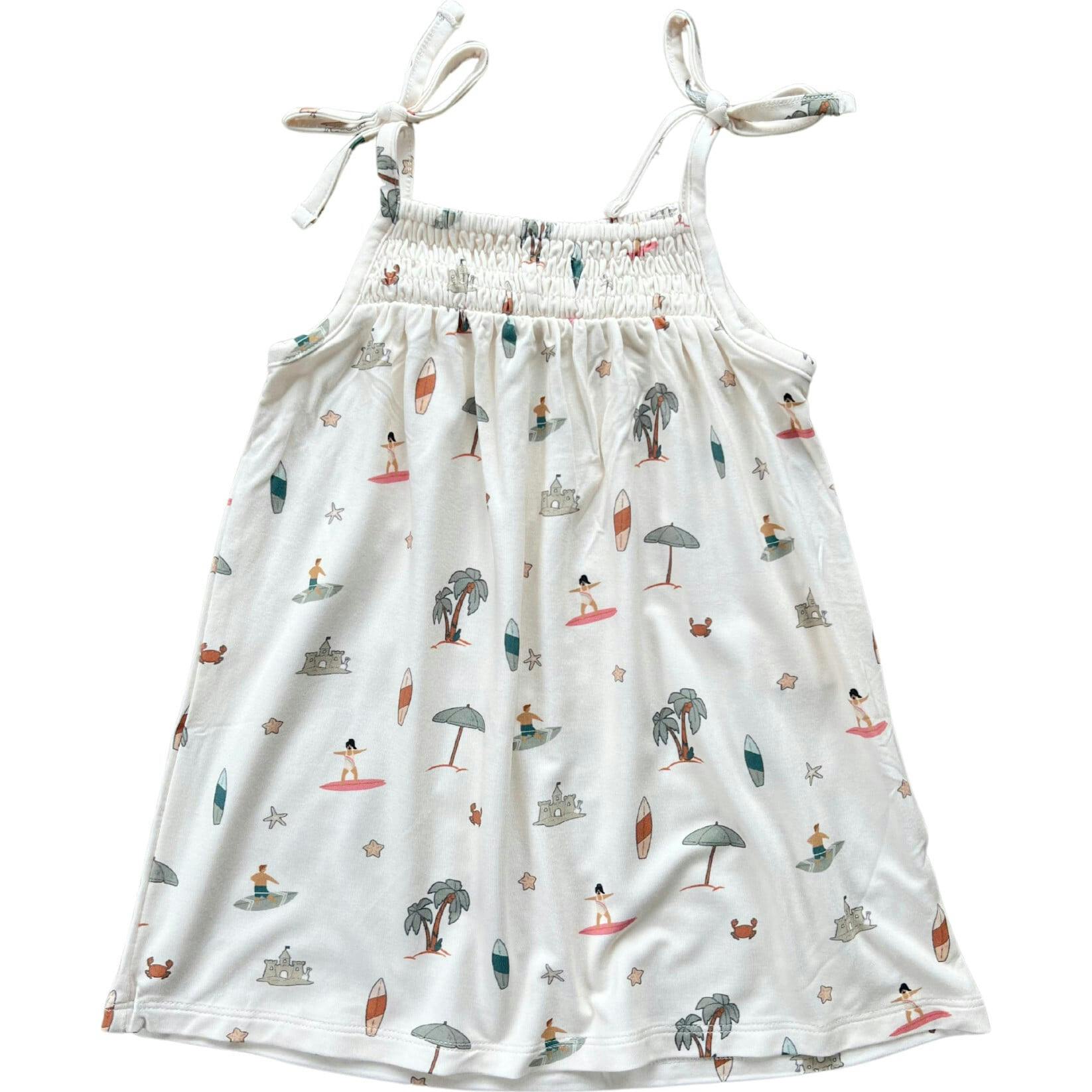 Smocked Summer Dress Lemonade