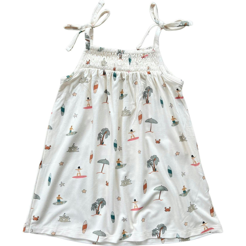 Smocked Summer Dress Lemonade