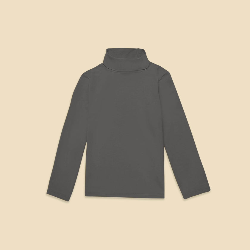 Essential Turtleneck in Midnight Slate