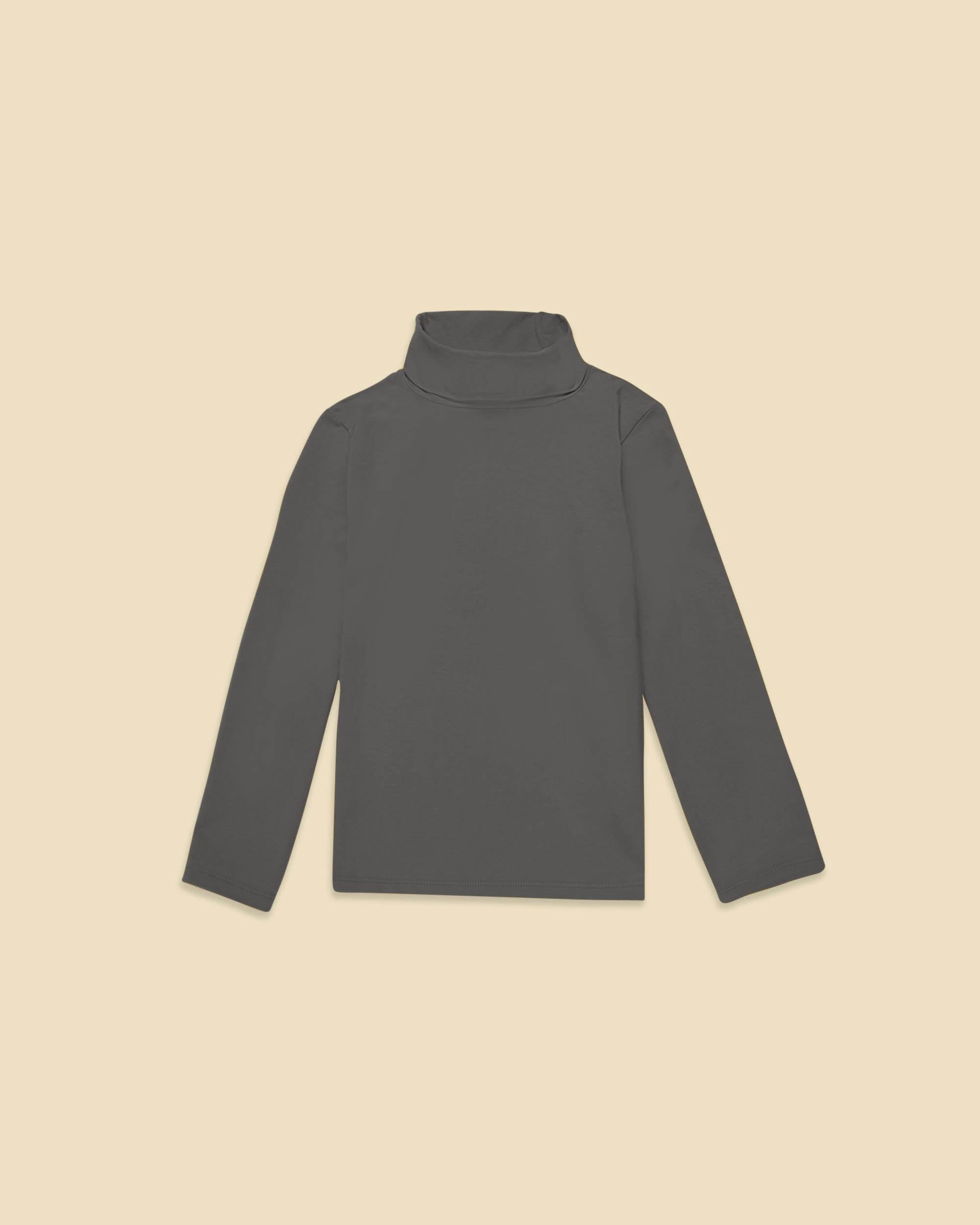 Essential Turtleneck in Midnight Slate