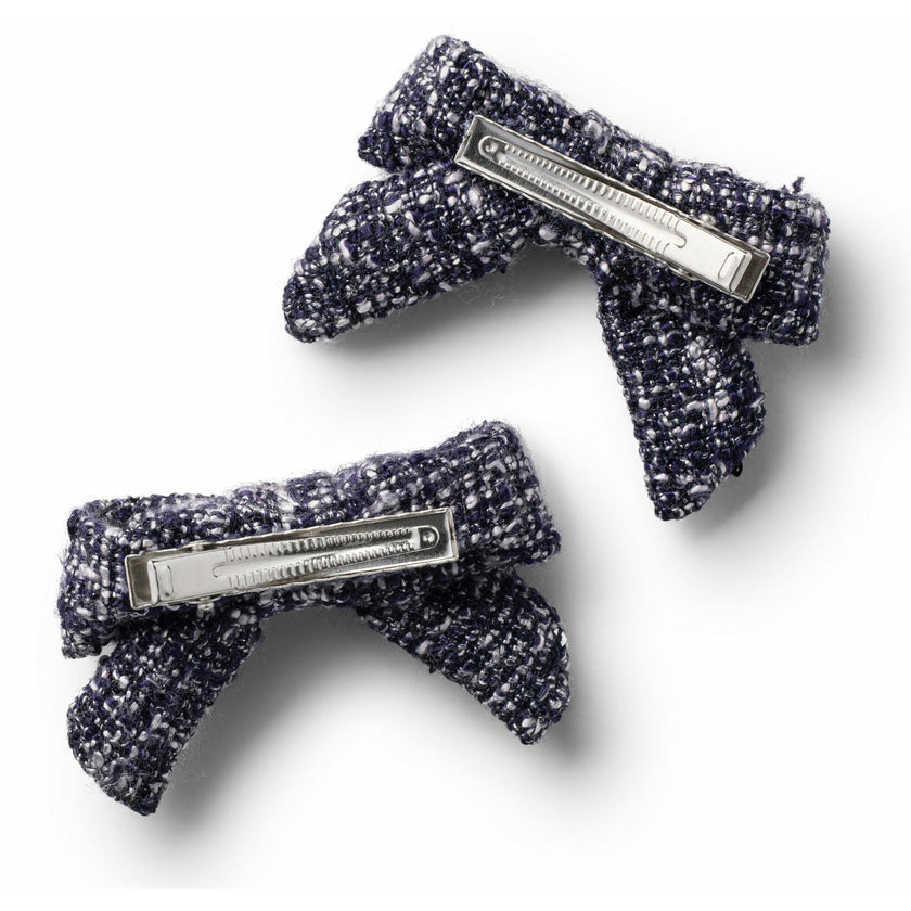 Clara Tweed Double Clip Set