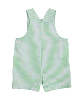 Seersucker Shortall With Skateboarding Gator