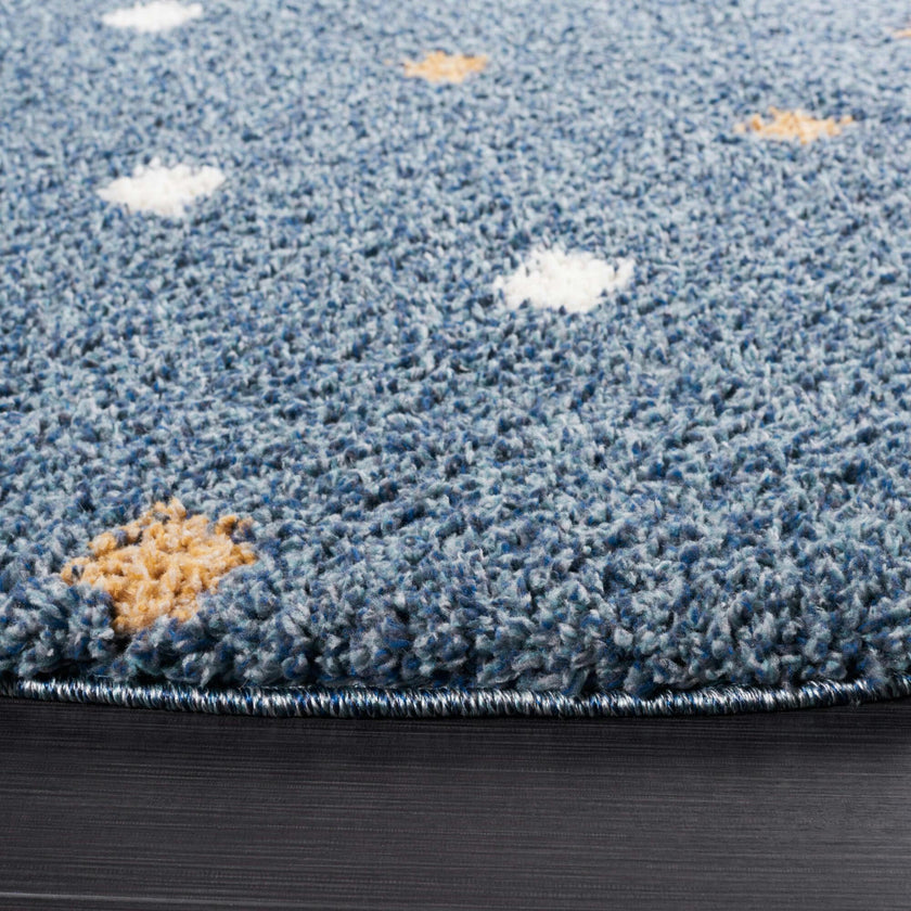 Calico 102 Round Shag