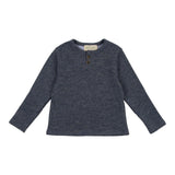 Asymmetrical Long Sleeve Henley Shirt