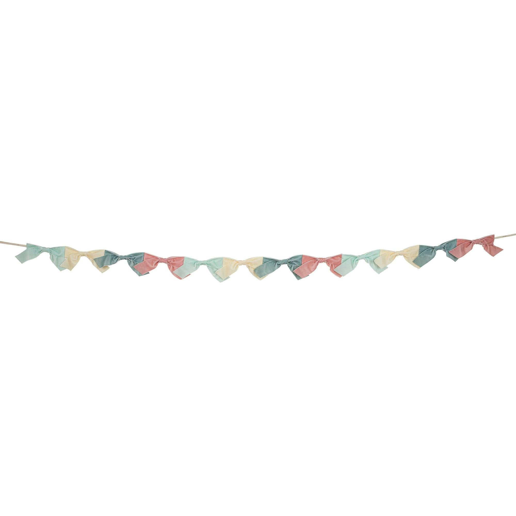 Velvet Bow Garland