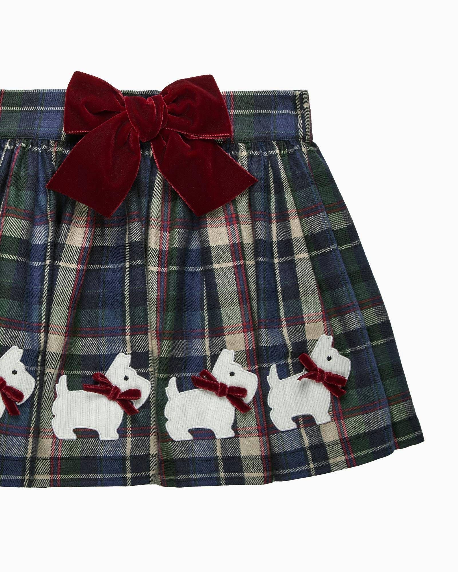 Bonnie Scottie Bow Skirt