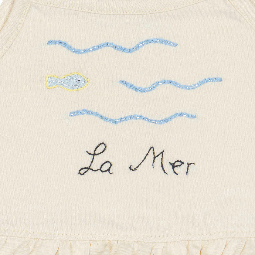 Wide-Leg Pant Set in La Mer