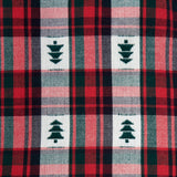 Baby Tree Tartan Suspender Pant, red