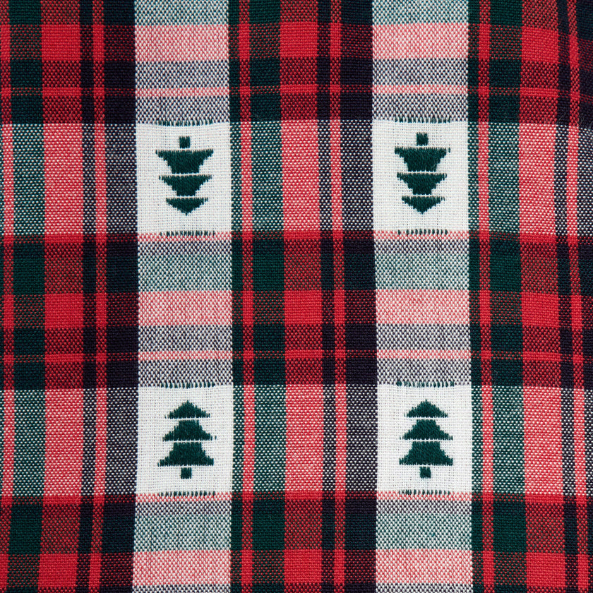 Baby Tree Tartan Suspender Pant, red