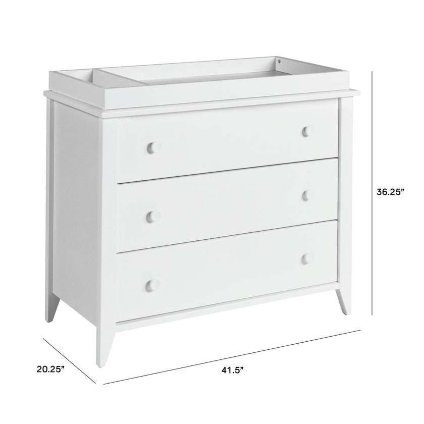 Sprout 3-Drawer Compact Changer Dresser with Removable Changing Tray (42")