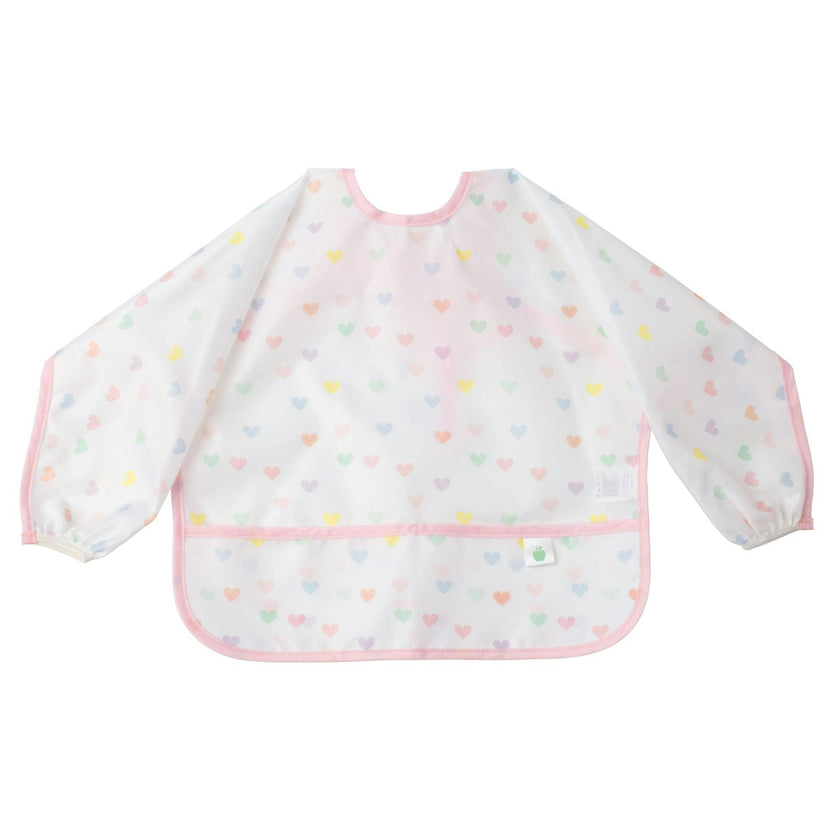 The Cover Everything Bib in Hearts