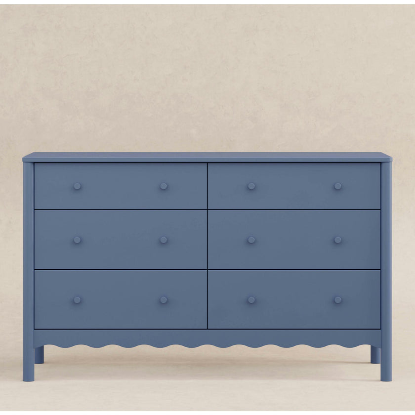 Swell 6-Drawer Assembled Dresser in Cove Blue