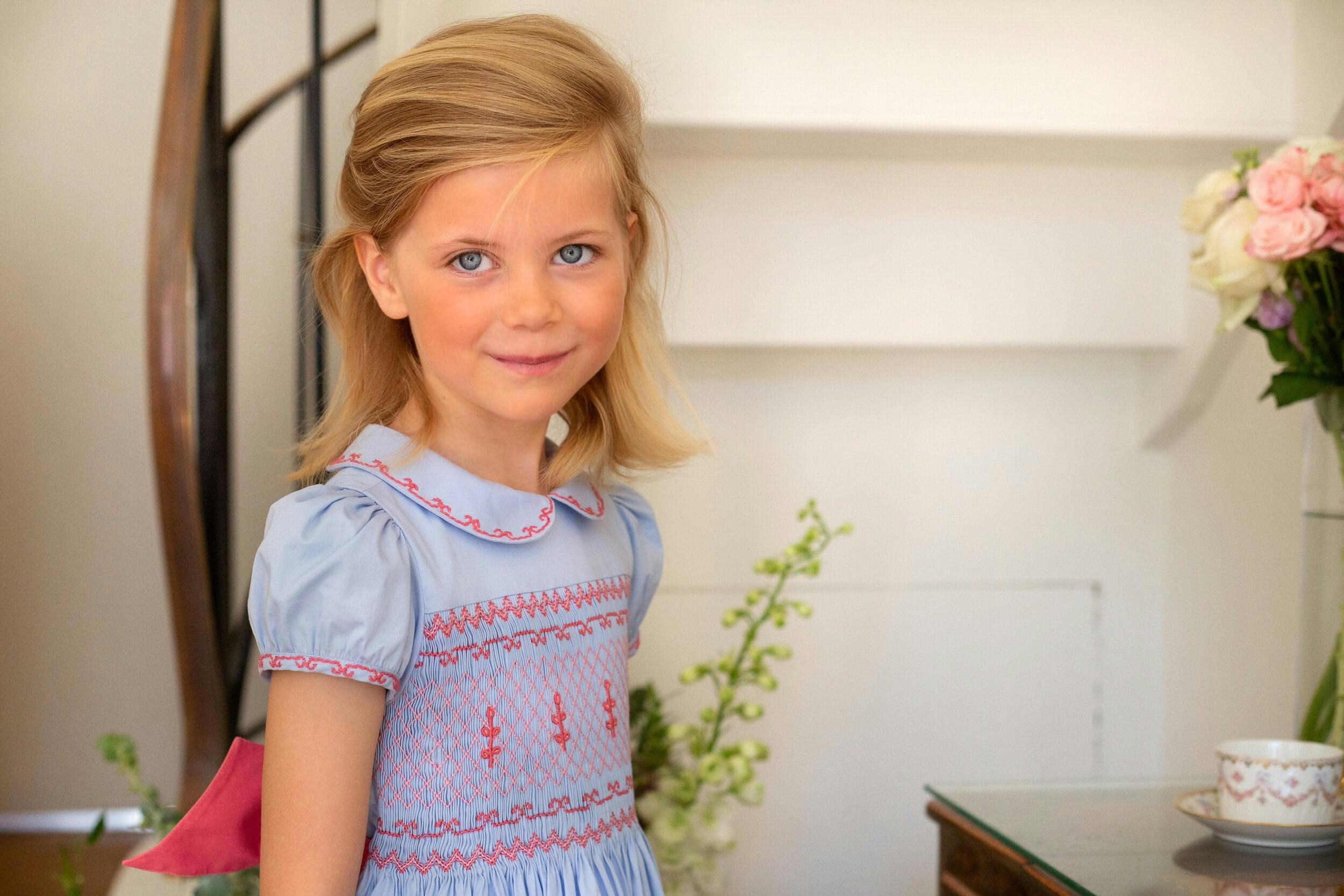 Princess Charlotte Heirloom Smocked Dress