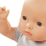Maxi Aquini 16.5" All Vinyl Bath Baby Doll to Dress - Includes Cloth Diaper