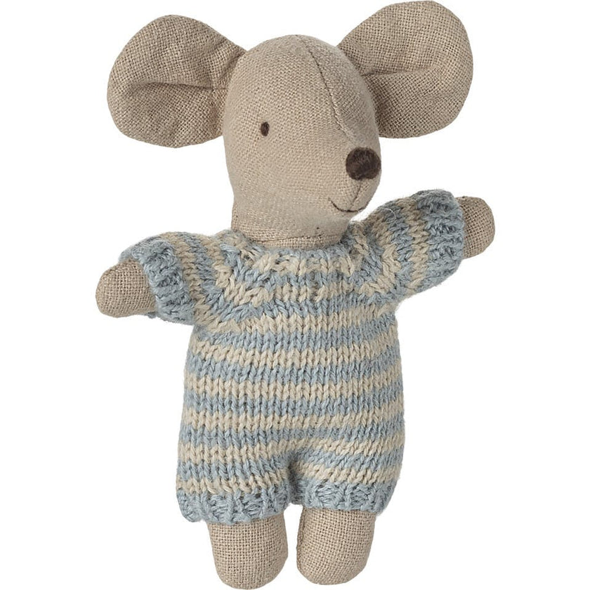 Baby mouse in carry cot - Blue
