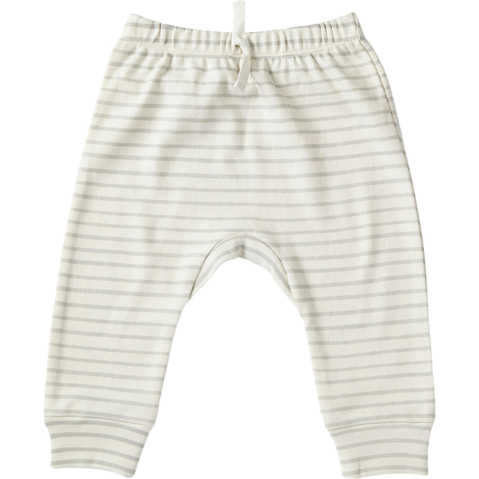 Organic Stripes Away Harem Pant, Grey