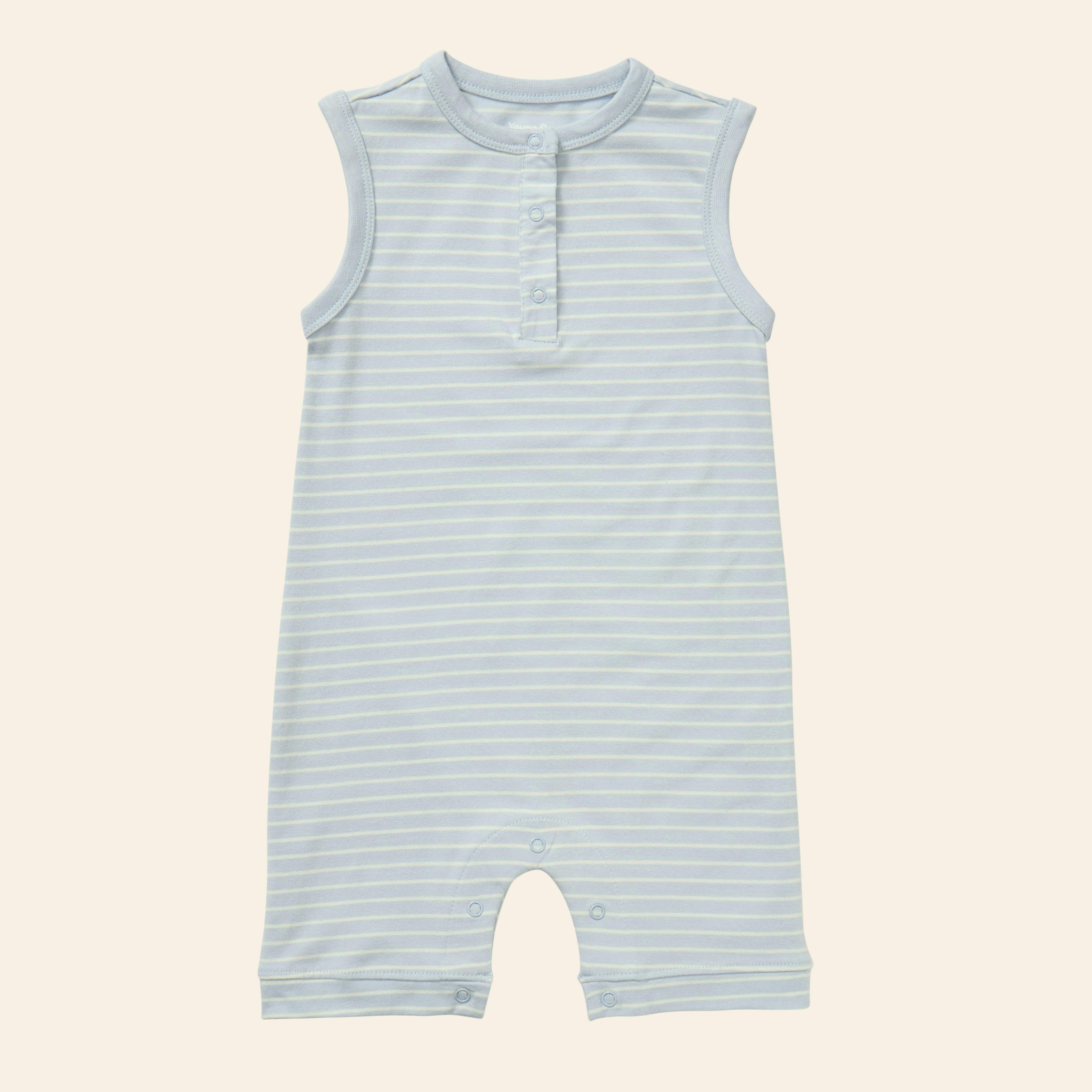 Printed Henley Romper