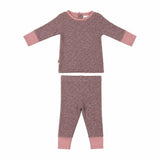 Brushed Sweater Knit 2-Piece Lounge Set
