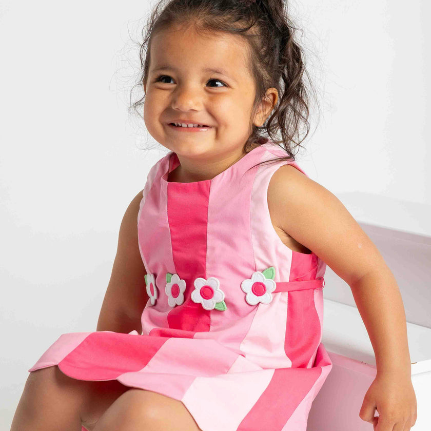 Poplin Panel Dress